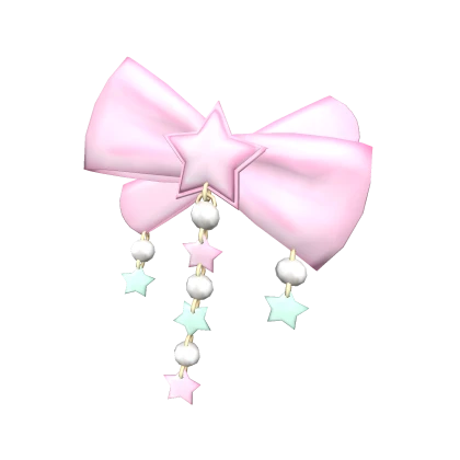 Pastel Baby Pink Star Hairclips