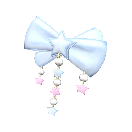 Pastel Baby Blue Star Hairclips