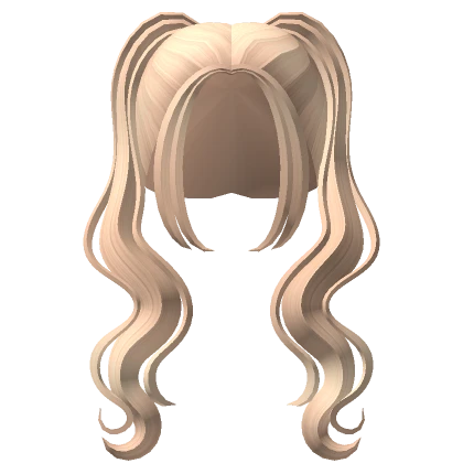 Cute Wavy Pigtgails Blonde