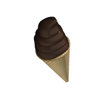 ✅ Holdable Chocolate Ice Cream Cone