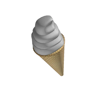 ✅ Holdable Vanilla Ice Cream Cone