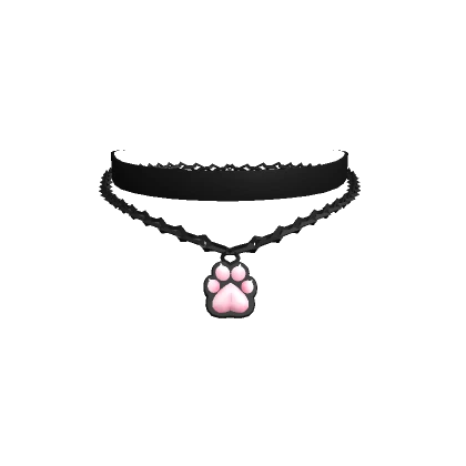 Cat Paw Choker Necklace