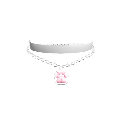 Cat Paw Choker Necklace