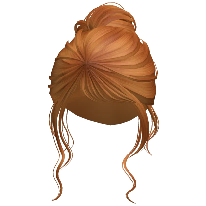 Ballerina Swan Princess Messy Updo Bun Ginger