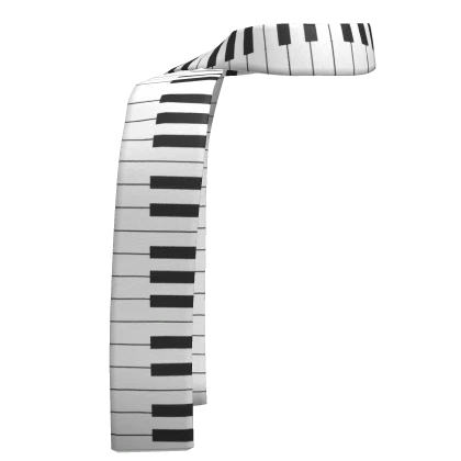 Piano Keyboard Scarf