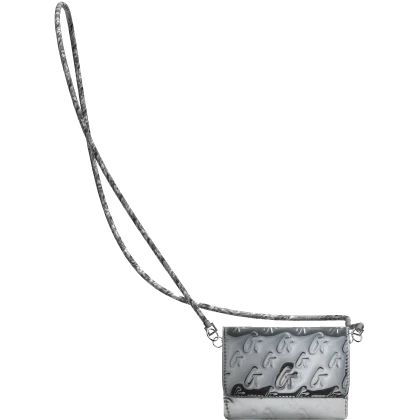 𝓢𝓢 | Trendy Micro GlamAholic Purse In Silver