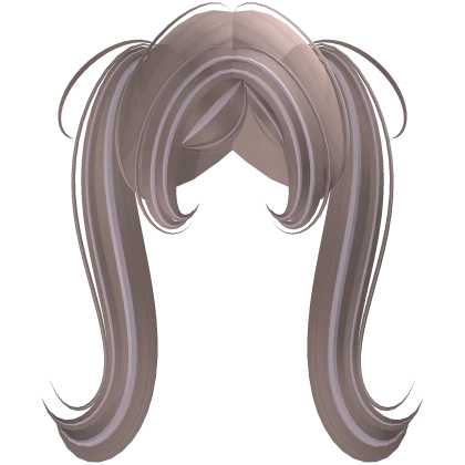 ♡ : Long Sweet Kawaii Pigtails in Brown and Pink