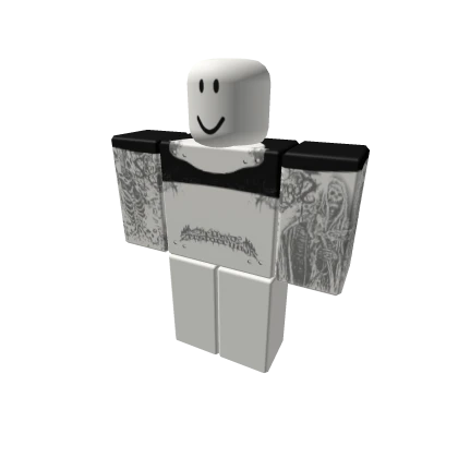 ๐ค Black Emo Baddie w/ Tattoos Short Crop Top