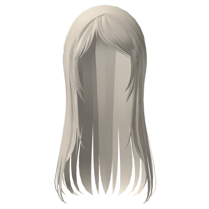 long wispy platinum blonde horror protagonist hair