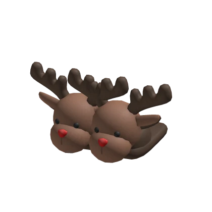 ♡ christmas reindeer slippers