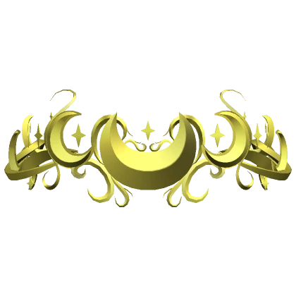 Gold Moon Sigil Cyber Crown