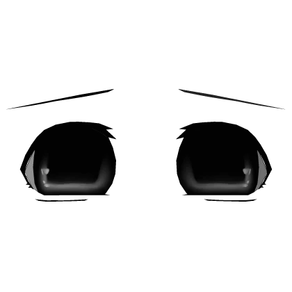 (҂ X ﹏ㅠ ) tired anime eyes black