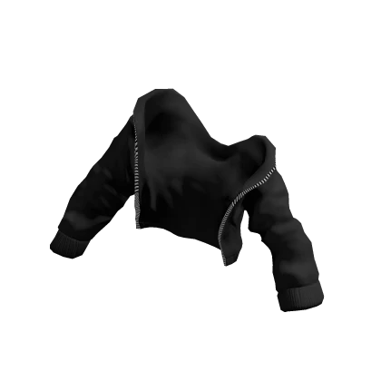 Black Oversized Half Off Shoulder Hoodie