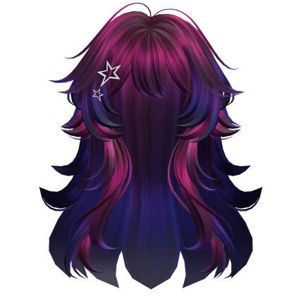 Super Fluffy Wavy Anime Hairstyle (Vaporwave)