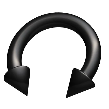 Septum Nose Piercing Black