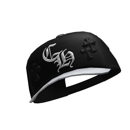 Chrome Hearts Cross Patch Baseball Hat | Tilted