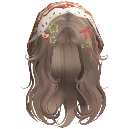 igari mori kei long shoujo hair w/ charms -milktea