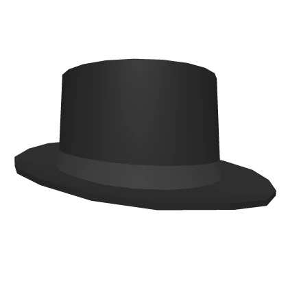 Black Top Hat Fedora