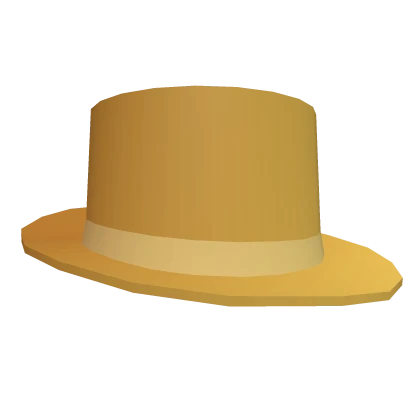 Gold Top Hat Fedora