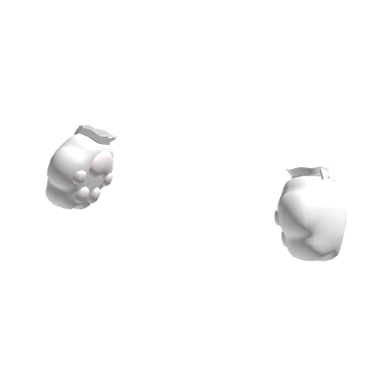 ♡ cutesi white heart paw gloves 3.0