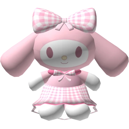 ୨♡cute bunny backpack w/ pink dress and pink bow♡୧