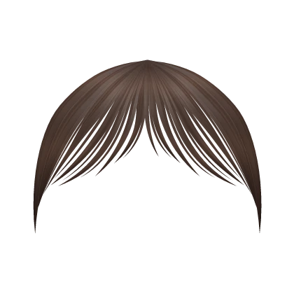 Thin Wispy Bangs in Brown