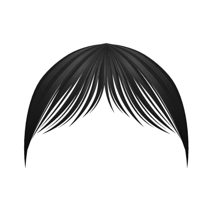 Thin Wispy Bangs in Black