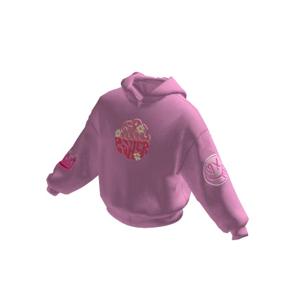 Hoodie Merah Muda - Model Labubu Creativity DTGG