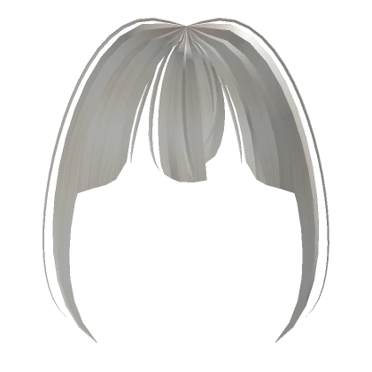 Cute Full Bangs (white)