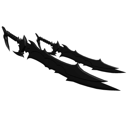 Dual Black Demon Lord Sword