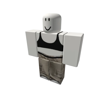 baddie y2k emo gothic vamp
gayru black beige pants