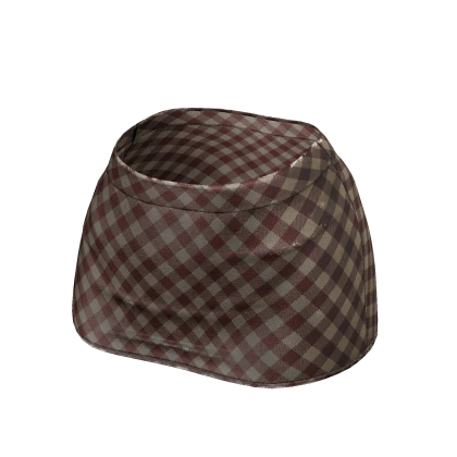 Leather Mini Skirt (Plaid)