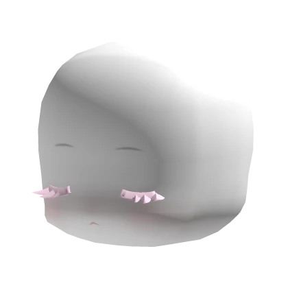 Sweet Sleeping Chibi Face with Pink Lashes