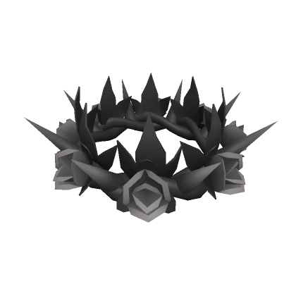 Dark Spiked Rose Thorn Crown