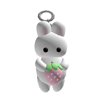 ♡ StrawBunny Keychain 1.0