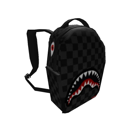  Ahkground Dark Grey Checkerd Backpack