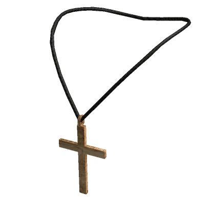 2.0 Holy wooden cross necklace