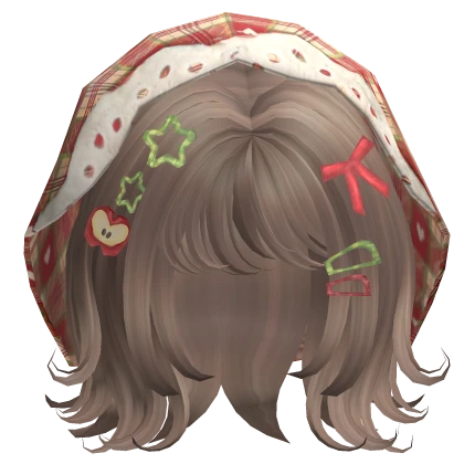 igari mori kei short bob cut w/ charms - milktea