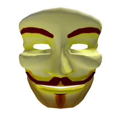 Golden Hacker Mask