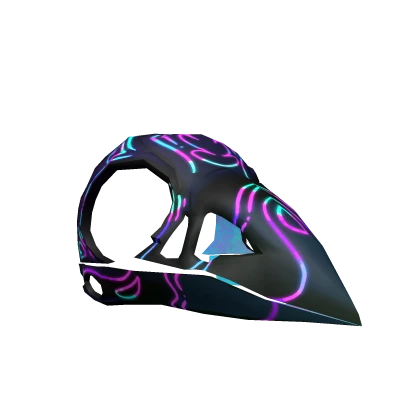 Corvid Skull - Neon