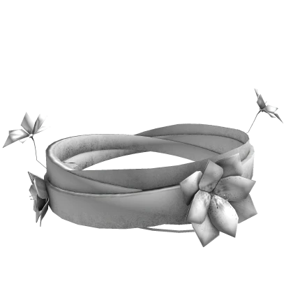 White Flower Face Wrap Bandages