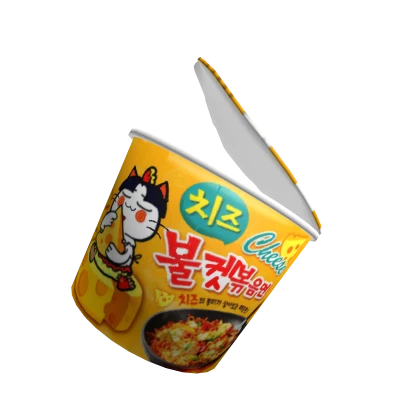 Matching Korean Buldak Yellow Ramen Hat