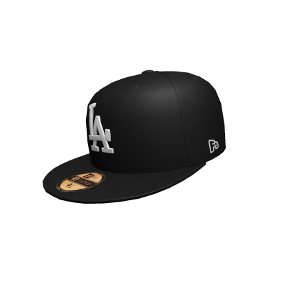 Sideways Black LA Fitted Cap