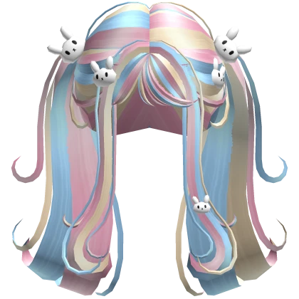 Dolly Bunny Cotton Candy Pigtails