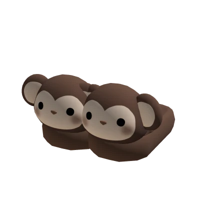 Monkey slippers