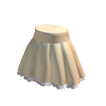 Ruffled & Frilled | Light Beige Skirt