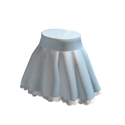 Ruffled & Frilled | High Waisted White Skirt