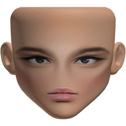 2D Cartoon Anime Head