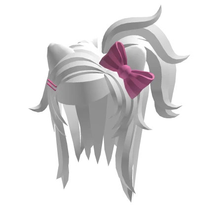 cute kitty long hair with bow 