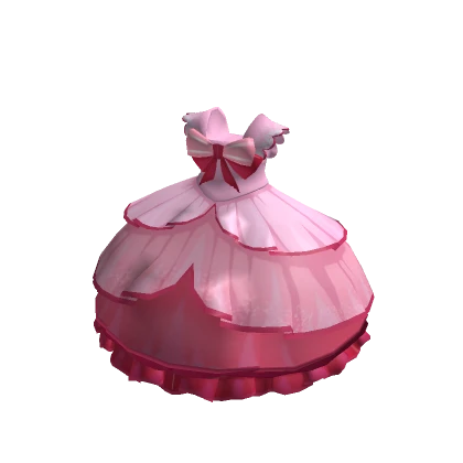 pink puffy prom dress